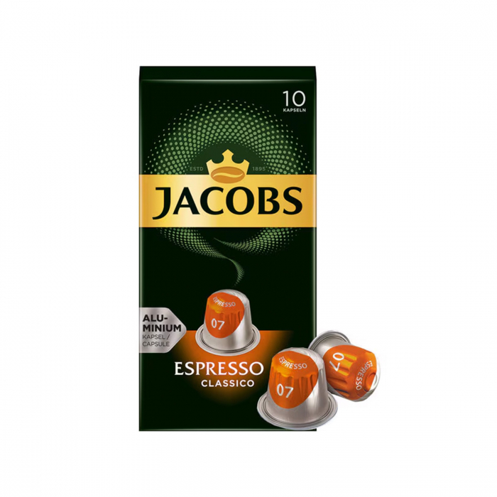 Capsule cafea Jacobs Espresso 7 Clasico, compatibile Nespresso, 10 capsule [1]