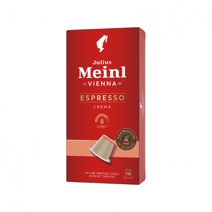 Capsule cafea Julius Meinl Espresso Crema, compatibile Nespresso, 10 capsule [1]