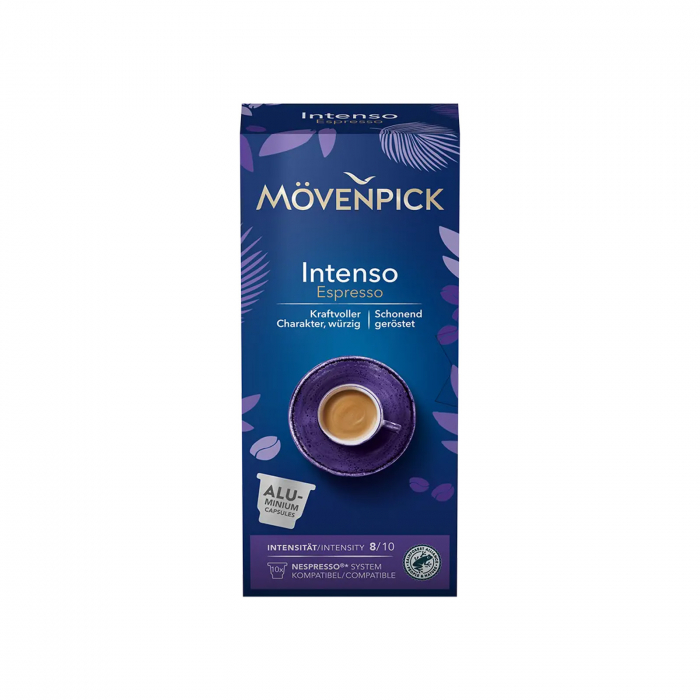 Capsule Cafea Movenpick Intenso Espresso, compatibile Nespresso, 10 capsule [1]