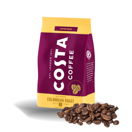 Cafea boabe - Cafea Boabe Costa Colombian Roast 500g
