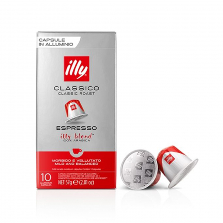 Capsule de cafea - Capsule cafea ILLY Espresso Classico, compatibile Nespresso, 10 capsule