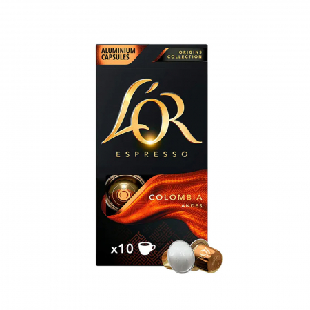 Capsule de cafea - Capsule cafea L'OR Espresso Colombia, compatibile Nespresso, 10 capsule