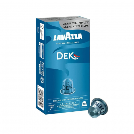 Capsule de cafea - Capsule cafea LAVAZZA Dek, compatibile Nespresso, 10 capsule