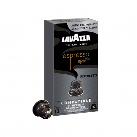 Capsule de cafea - Capsule cafea LAVAZZA Espresso Maestro Ristretto, compatibile Nespresso, 10 capsule