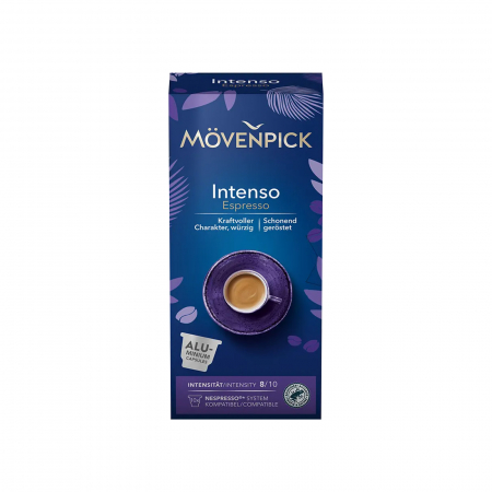 Capsule de cafea - Capsule Cafea Movenpick Intenso Espresso, compatibile Nespresso, 10 capsule