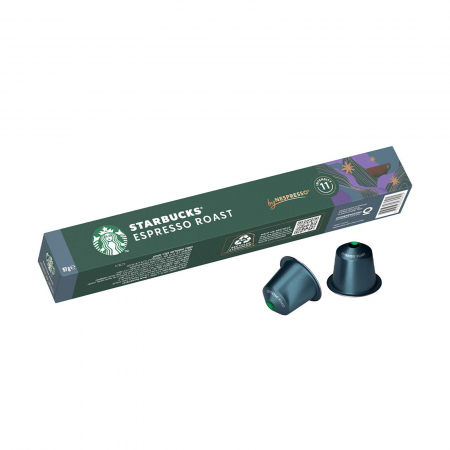 Capsule de cafea - Capsule cafea Starbucks Espresso Roast, compatibile Nespresso, 10 capsule