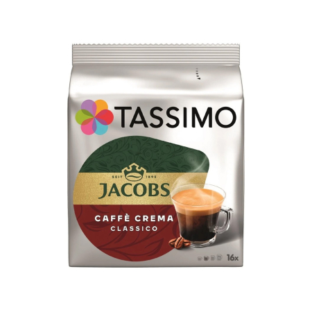 Capsule de cafea - Capsule cafea TASSIMO Jacobs Caffè Crema Classico, 16 capsule