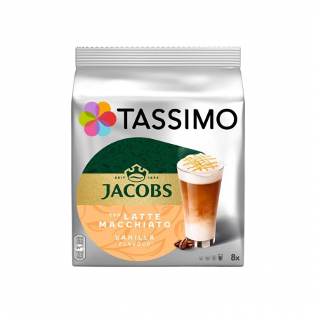 Capsule de cafea - Capsule cafea TASSIMO Jacobs Latte Macchiato Vanilla