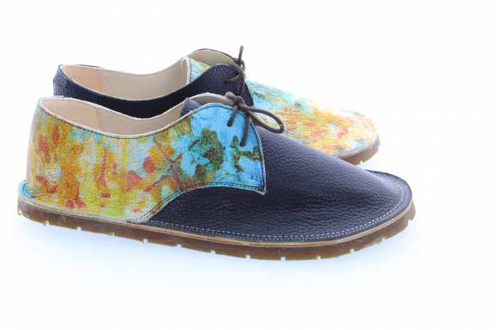 Incaltaminte minimalista de tip mers descult - barefoot din piele naturala personalizat cu print digital tip3 [3]