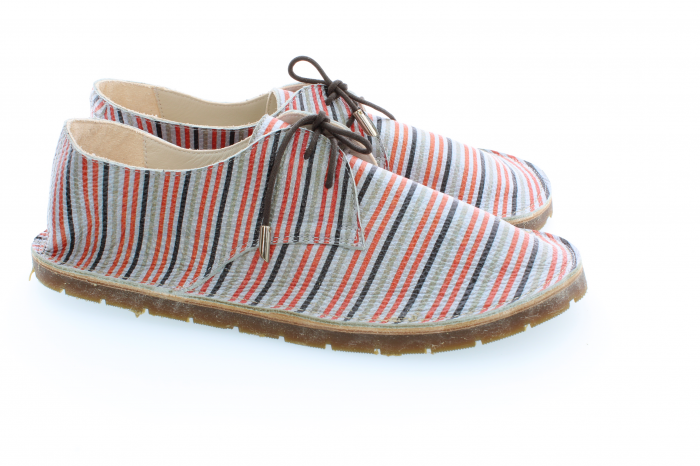 Incaltaminte minimalista de tip mers descult - barefoot din piele naturala personalizat cu print digital tip5 [3]