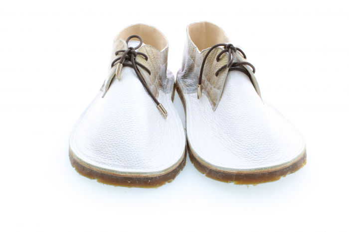 Incaltaminte minimalista de tip mers descult - barefoot din piele naturala personalizat cu print digital tip6 [3]