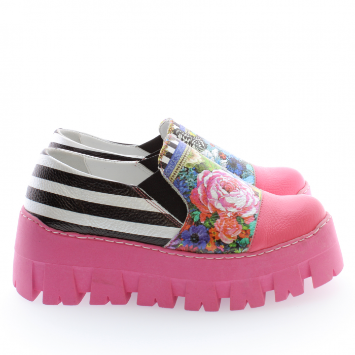 Pantof casual - Flori pictate [3]