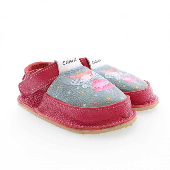 Pantofi / Sandale personalizate din piele naturala cu print digital - Balerina [2]