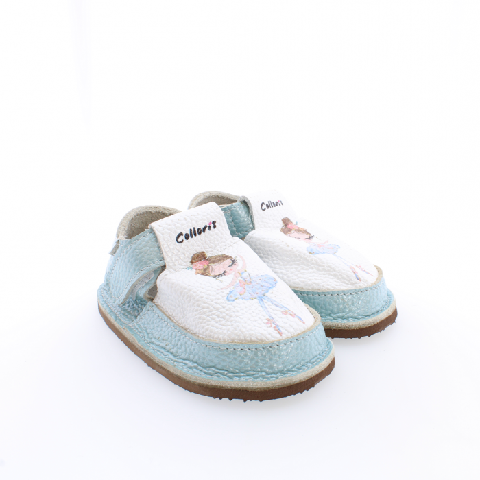 Pantofi / Sandale personalizate din piele naturala cu print digital - Balerina [2]