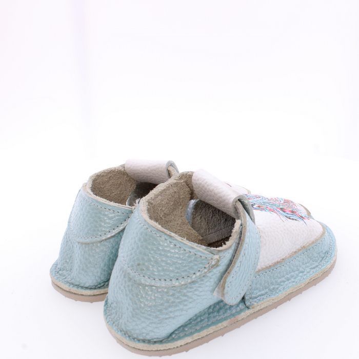 Pantofi / Sandale personalizate din piele naturala cu print digital - Calut colorat [4]