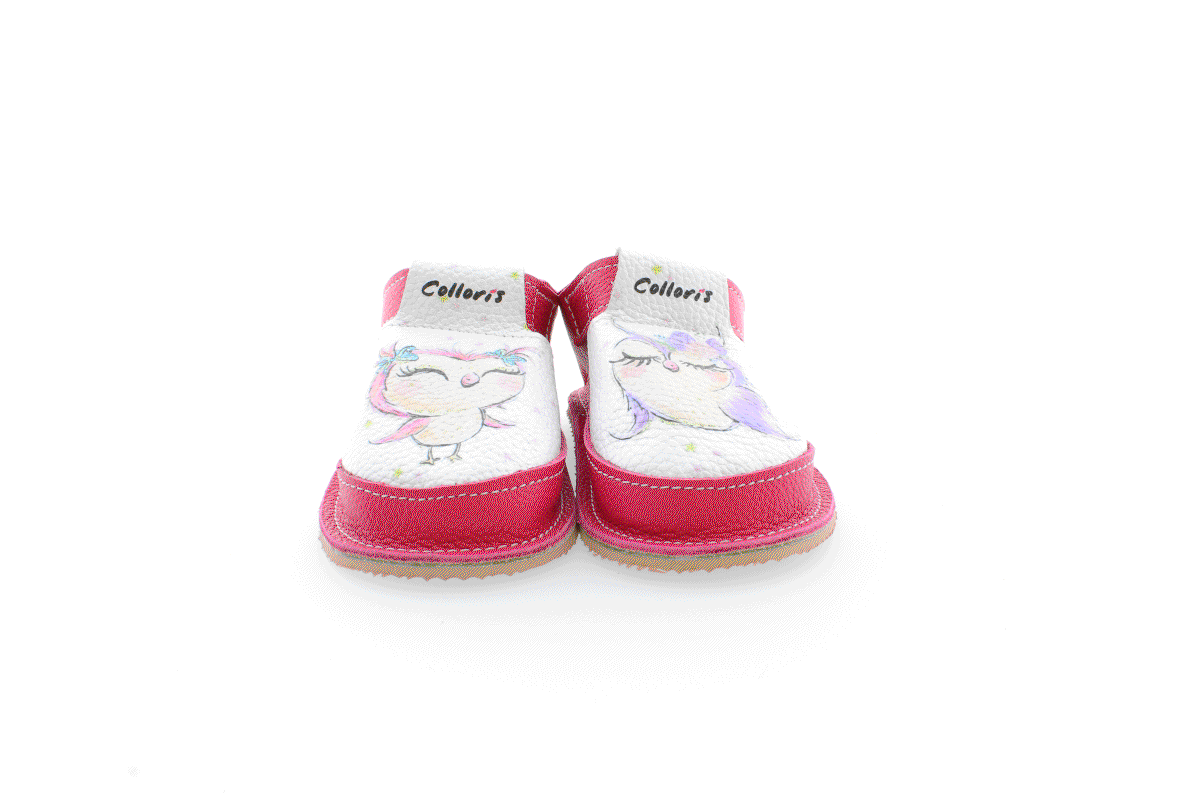 Pantofi / Sandale personalizate din piele naturala cu print digital - bufnite2 [4]