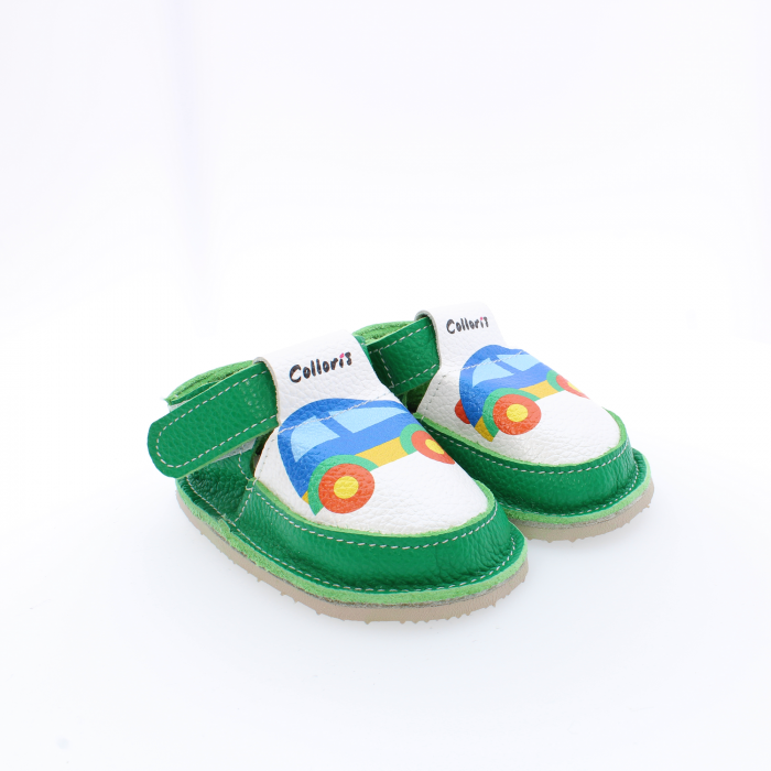 Pantofi / Sandale personalizate din piele naturala cu print digital - Masinele1 [2]