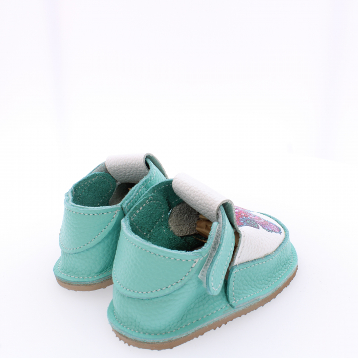 Pantofi / Sandale personalizate din piele naturala cu print digital - Fluture [4]