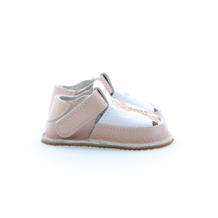 Pantofi / Sandale personalizate din piele naturala cu print digital - Girafa [3]