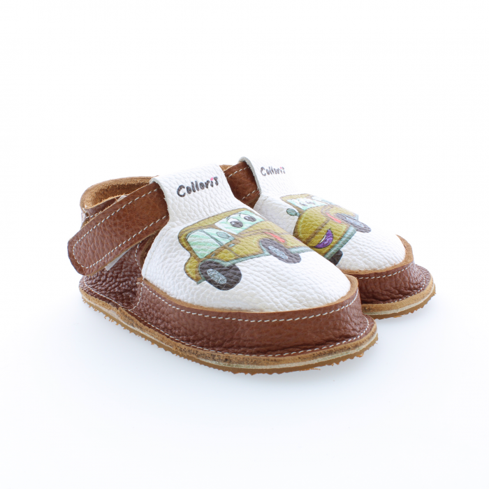 Pantofi / Sandale personalizate din piele naturala cu print digital - Masina3 [2]