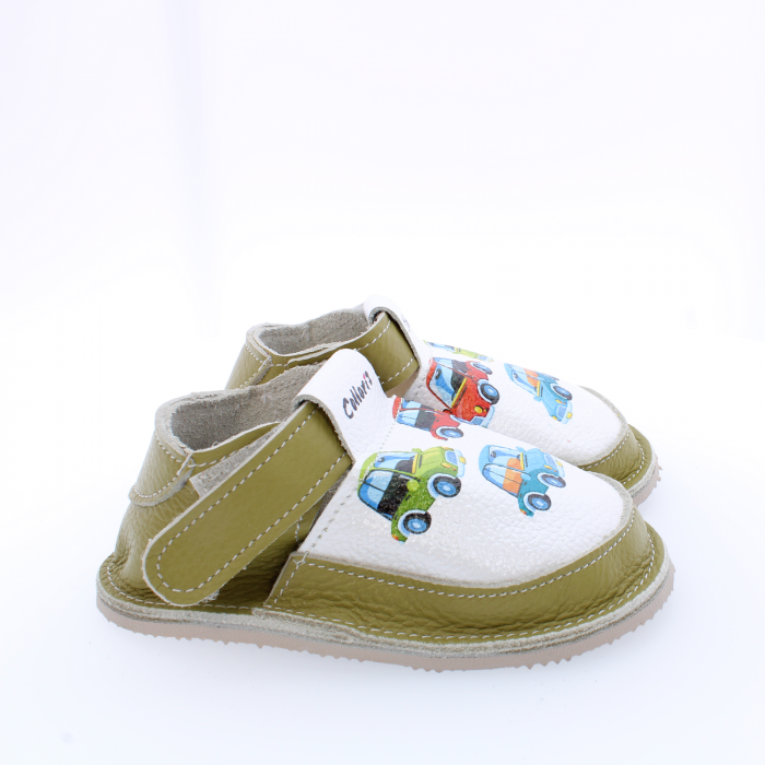 Pantofi / Sandale personalizate din piele naturala cu print digital - Masini1 [3]