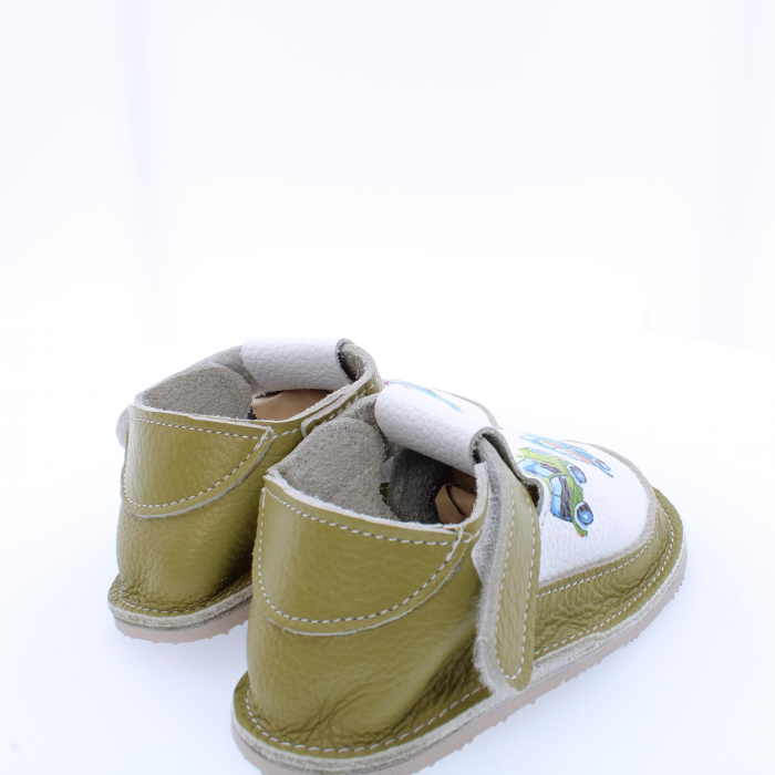 Pantofi / Sandale personalizate din piele naturala cu print digital - Masini1 [4]
