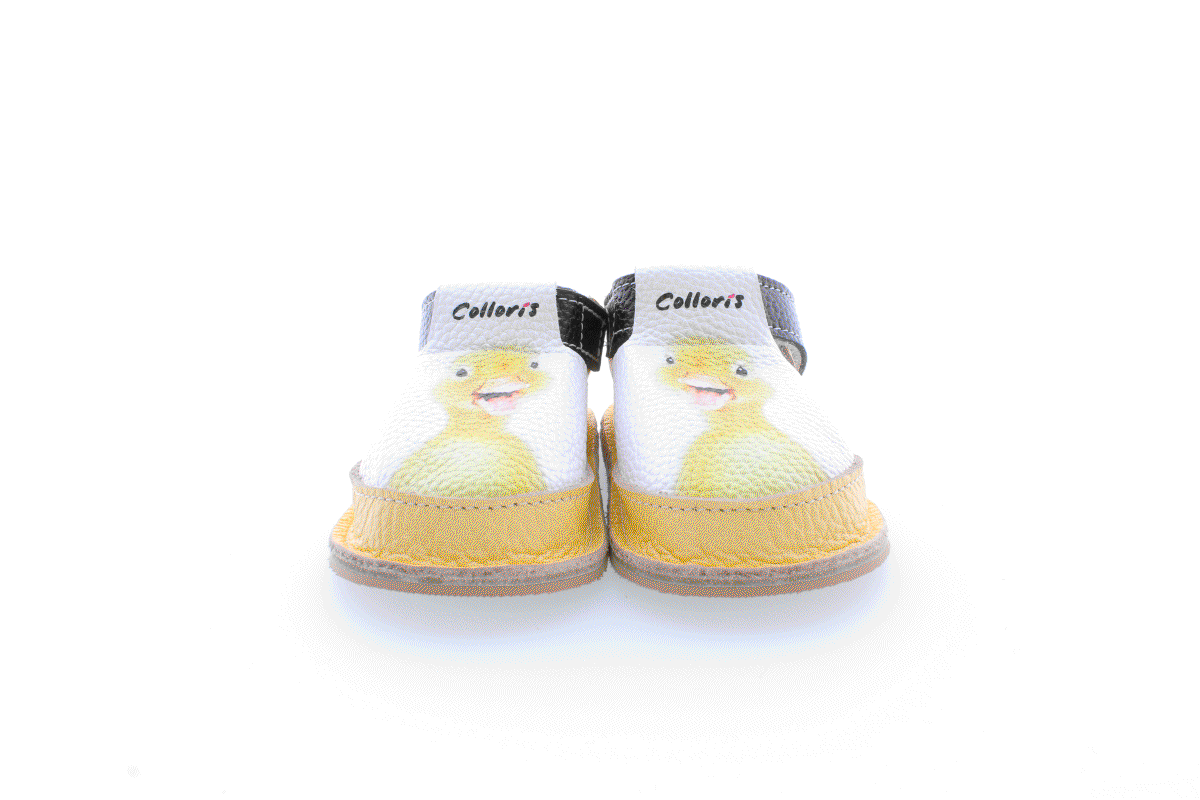 Pantofi / Sandale personalizate din piele naturala cu print digital - Ratusca 2 [4]