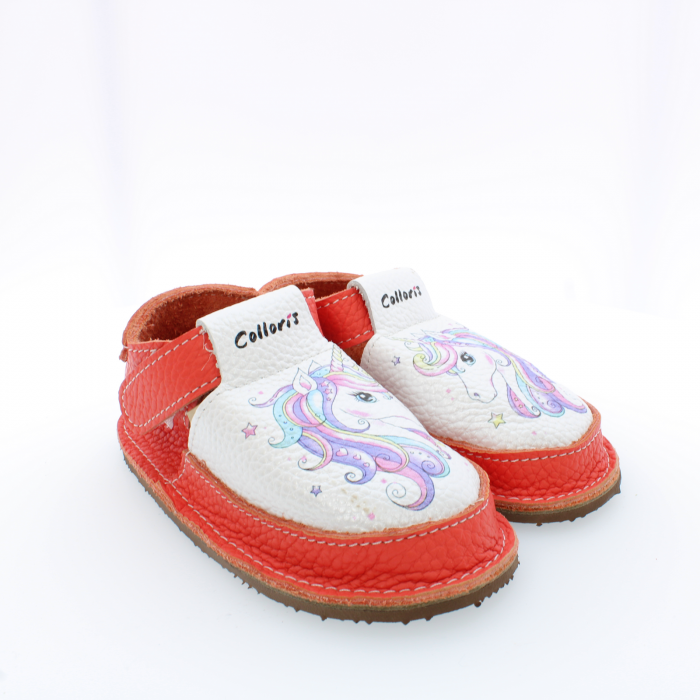 Pantofi / Sandale personalizate din piele naturala cu print digital - Unicorn3 [2]