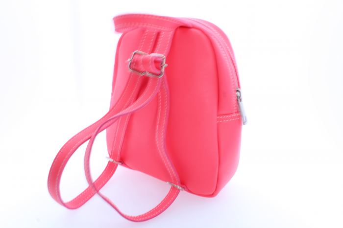 Rucsac Minion personalizat cu print digital din piele naturala - Pisicuta colorata [4]