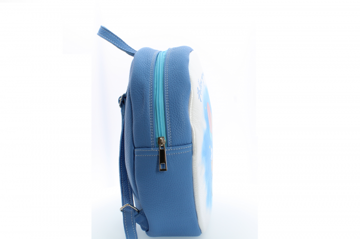 Rucsac personalizat cu print digital din piele naturala Baby3+ - Elefantul [3]