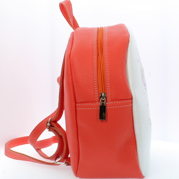 Rucsac personalizat cu print digital din piele naturala Carmen - Unicorn2 [3]