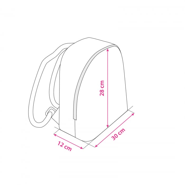 Rucsac din piele naturala, RD-01 Mickey 01-B, Negru [3]