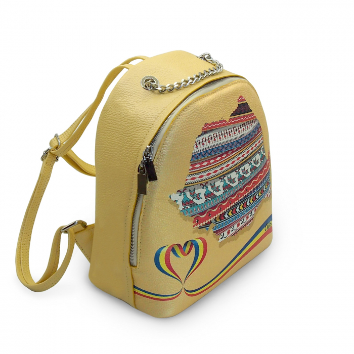 Rucsac personalizat din piele naturala cu print digital [2]