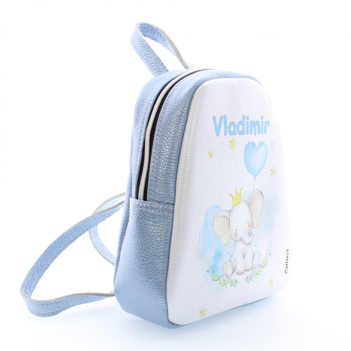 Rucsac Minion personalizat cu print digital din piele naturala - Elefant [2]