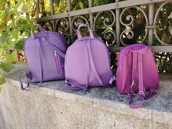 Rucsac personalizat cu print digital din piele naturala Rimez - Unicorn [4]