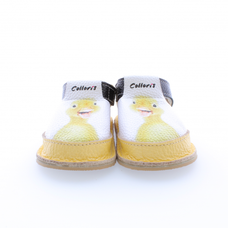 Copii - Pantofi / Sandale personalizate din piele naturala cu print digital - Ratusca 2