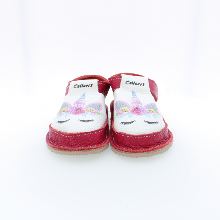 Copii - Pantofi / Sandale personalizate din piele naturala cu print digital  - Unicorn2