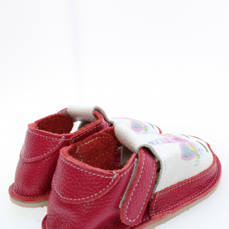 Pantofi / Sandale personalizate din piele naturala cu print digital  - Unicorn2 [3]