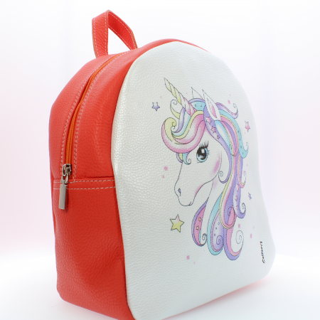 Rucsac personalizat cu print digital din piele naturala Carmen - Unicorn2 [1]