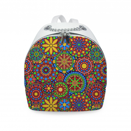 Genti - Rucsac din piele naturala, RD-01 Etnic 13