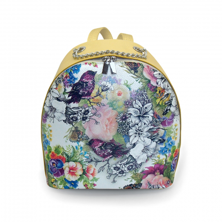 Genti - Rucsac din piele naturala, RD-01 Pasare 02
