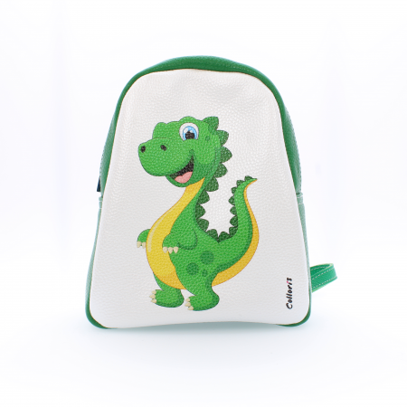 Rucsac - Rucsac Minion personalizat cu print digital din piele naturala - Dino