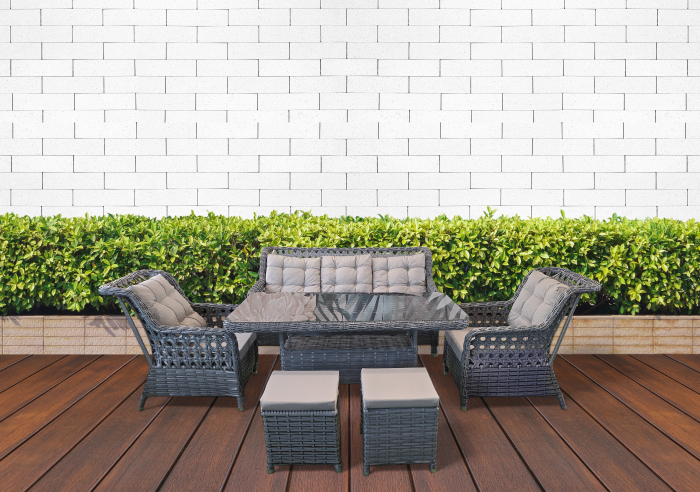 SET MOBILIER TERASA SI GRADINA RATAN NIRVANA 7 LOCURI [8]