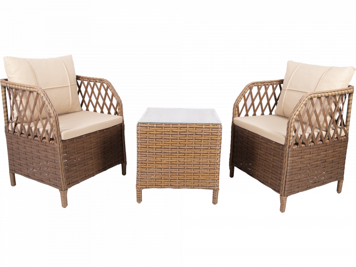 SET MOBILIER TERASA SI GRADINA RATAN SUNNY 2 LOC [1]
