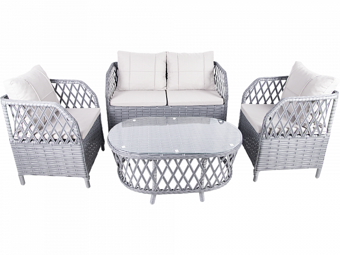 SET MOBILIER TERASA SI GRADINA RATAN SUNSET 4 LOC [1]