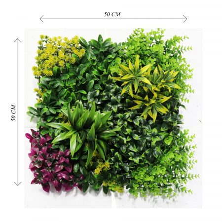 Decor din Plante - PANOU VERDE Mix50-75