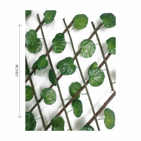 Garduri - Gard Extensibil cu Frunze de Viță de Vie WY 151203