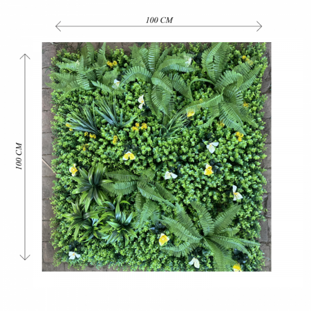 Decor din Plante - Panou Verde Mix 37
