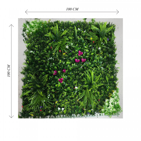 Decor din Plante - Panou Verde Mix 38