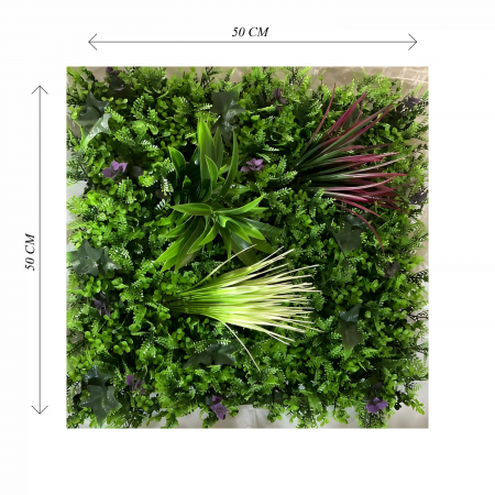 Decor din Plante - Panou Verde Mix50-17